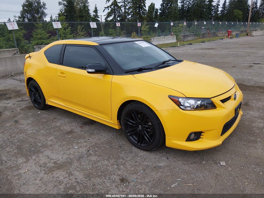 2012 Scion Tc VIN JTKJF5C73C3024801 IAAI salvage auction — LEFT REAR, Salvage Title, sold $550 on 2026-07-15 (photo 1)