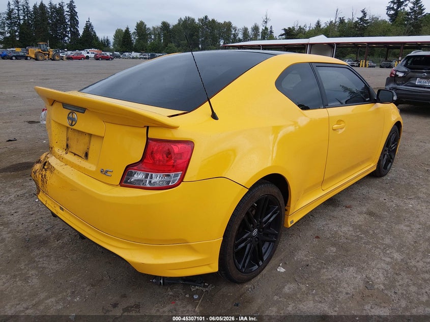 2012 Scion Tc VIN JTKJF5C73C3024801 IAAI salvage auction — LEFT REAR, Salvage Title, sold $550 on 2026-07-15 (photo 4)