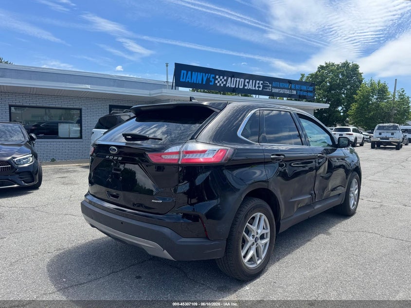 2022 Ford Edge VIN 2FMPK4J94NBA31413 IAAI salvage auction — RIGHT SIDE, Salvage Title, sold $10,950 on 2026-07-19 (photo 4)