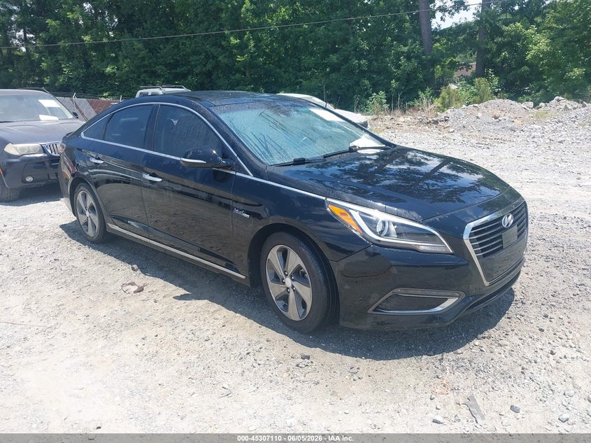 2016 Hyundai Sonata hybrid VIN KMHE34L12GA028357 IAAI salvage auction — LEFT & RIGHT, Repossession Paperwork (Georgia), sold $1,500 on 2026-07-25 (photo 1)