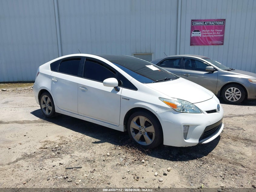 2013 Toyota Prius VIN JTDKN3DU1D5597368 IAAI salvage auction — NORMAL WEAR, Repossession Paperwork (Georgia), sold $2,850 on 2026-07-16 (photo 1)
