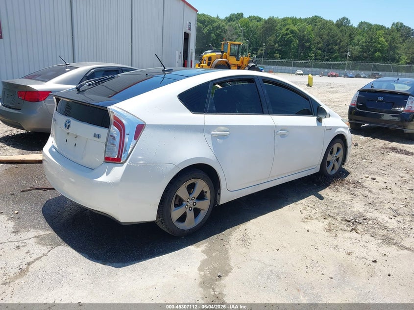 2013 Toyota Prius VIN JTDKN3DU1D5597368 IAAI salvage auction — NORMAL WEAR, Repossession Paperwork (Georgia), sold $2,850 on 2026-07-16 (photo 4)
