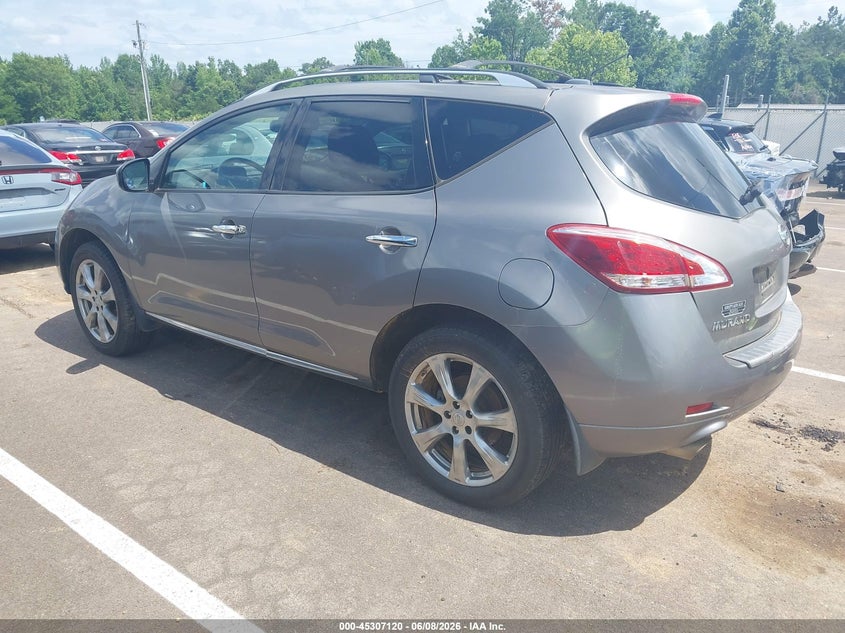 2012 Nissan Murano VIN JN8AZ1MU0CW102806 IAAI salvage auction — NORMAL WEAR, Clear (Mississippi), sold $525 on 2026-07-16 (photo 3)