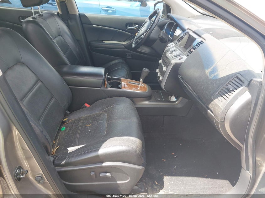 2012 Nissan Murano VIN JN8AZ1MU0CW102806 IAAI salvage auction — NORMAL WEAR, Clear (Mississippi), sold $525 on 2026-07-16 (photo 5)