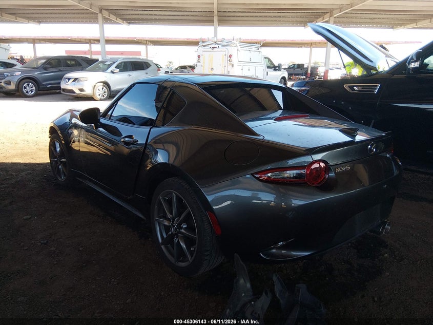 2021 Mazda Mx-5 VIN JM1NDAM72M0457891 IAAI salvage auction — RIGHT FRONT, Salvage (Arizona), sold $4,900 on 2026-07-08 (photo 3)