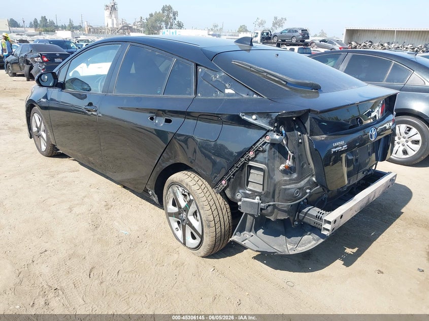 2017 Toyota Prius VIN JTDKARFU8H3034475 IAAI salvage auction — REAR END, Salvage Title, sold $3,250 on 2026-07-29 (photo 3)