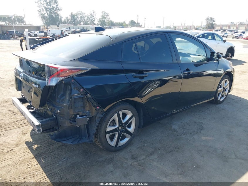 2017 Toyota Prius VIN JTDKARFU8H3034475 IAAI salvage auction — REAR END, Salvage Title, sold $3,250 on 2026-07-29 (photo 4)