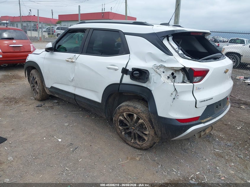 2021 Chevrolet Trailblazer VIN KL79MPS27MB153274 IAAI salvage auction — FRONT & REAR, Salvage Title, sold $1,200 on 2026-07-11 (photo 3)