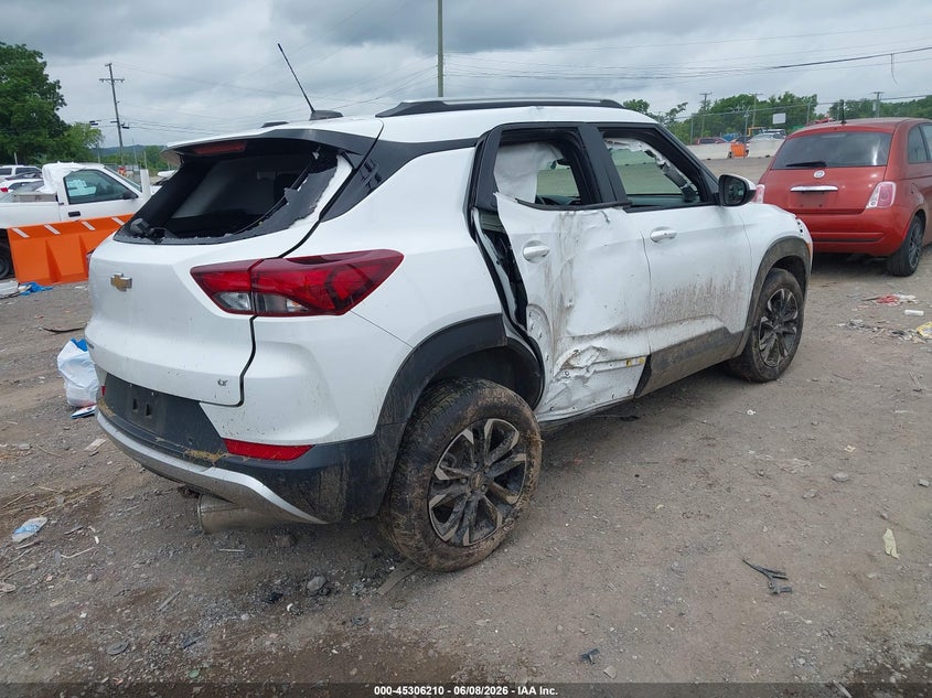 2021 Chevrolet Trailblazer VIN KL79MPS27MB153274 IAAI salvage auction — FRONT & REAR, Salvage Title, sold $1,200 on 2026-07-11 (photo 4)