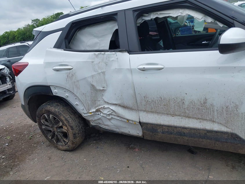 2021 Chevrolet Trailblazer VIN KL79MPS27MB153274 IAAI salvage auction — FRONT & REAR, Salvage Title, sold $1,200 on 2026-07-11 (photo 6)