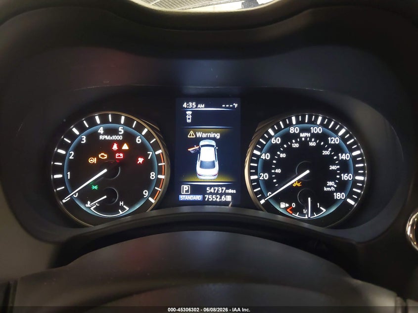 2020 Infiniti Q50 VIN JN1EV7AR3LM252404 IAAI salvage auction — HAIL, Regular (South Dakota), sold $1,650 on 2026-07-28 (photo 7)