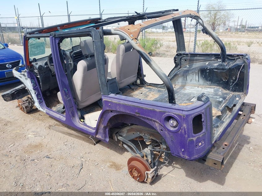 2007 Jeep Wrangler unlimited VIN 1J4GA39167L138668 IAAI salvage auction — NORMAL WEAR, Clear-Dealer Only (Arizona), sold $100 on 2026-07-09 (photo 3)