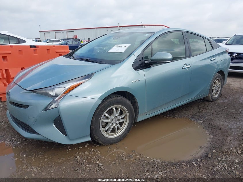 2017 Toyota Prius VIN JTDKARFU0H3032641 IAAI salvage auction — HAIL, Salvage Title, sold $3,700 on 2026-07-17 (photo 2)