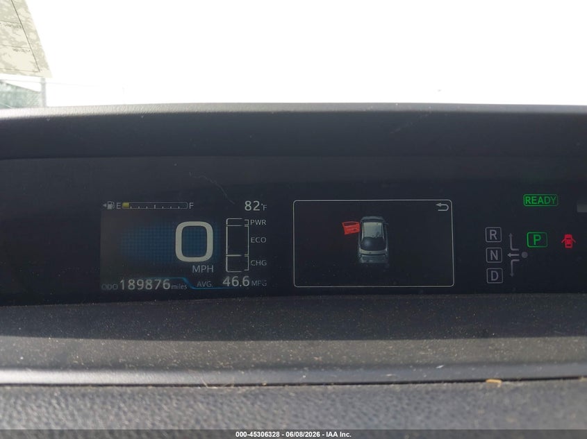 2017 Toyota Prius VIN JTDKARFU0H3032641 IAAI salvage auction — HAIL, Salvage Title, sold $3,700 on 2026-07-17 (photo 7)