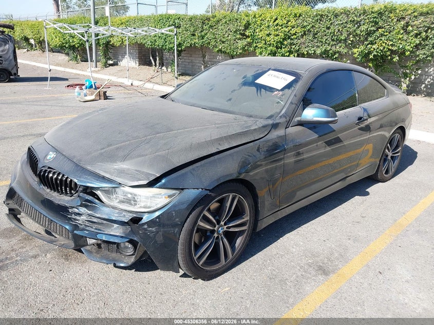2015 BMW 4er VIN WBA3N7C57FK222527 IAAI salvage auction — FRONT END, Salvage (California), sold $1,700 on 2026-07-14 (photo 2)
