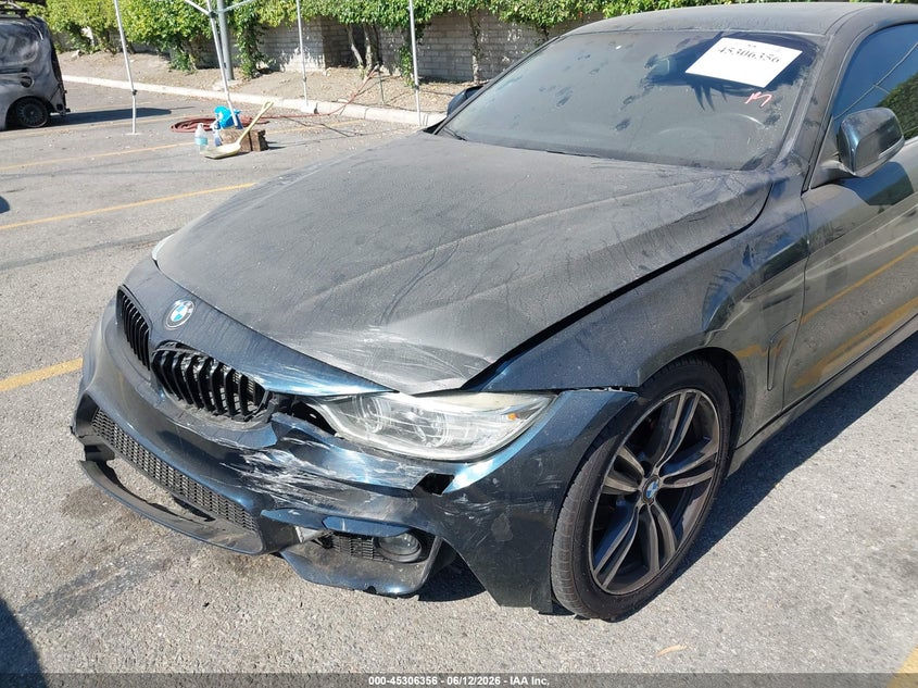 2015 BMW 4er VIN WBA3N7C57FK222527 IAAI salvage auction — FRONT END, Salvage (California), sold $1,700 on 2026-07-14 (photo 6)