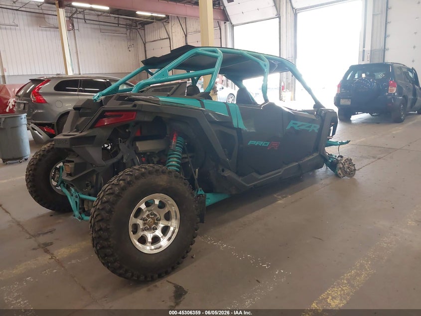 2025 Polaris Rzr VIN 3NSR4D2K4SG140390 IAAI salvage auction — FRONT END, Salvage Title, sold $18,700 on 2026-08-25 (photo 4)