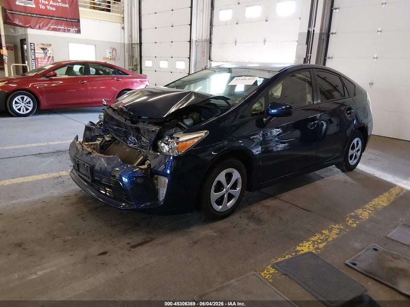 2015 Toyota Prius VIN JTDKN3DU7F0449578 IAAI salvage auction — FRONT END, Salvage Title, sold $1,500 on 2026-08-01 (photo 2)