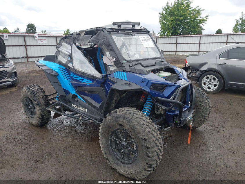 2020 Polaris Rzr VIN 3NSPAG929LG165858 IAAI salvage auction — ROOF, Salvage Title, sold $7,500 on 2026-07-29 (photo 1)