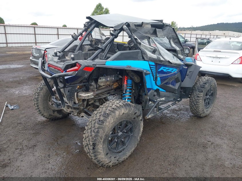 2020 Polaris Rzr VIN 3NSPAG929LG165858 IAAI salvage auction — ROOF, Salvage Title, sold $7,500 on 2026-07-29 (photo 4)