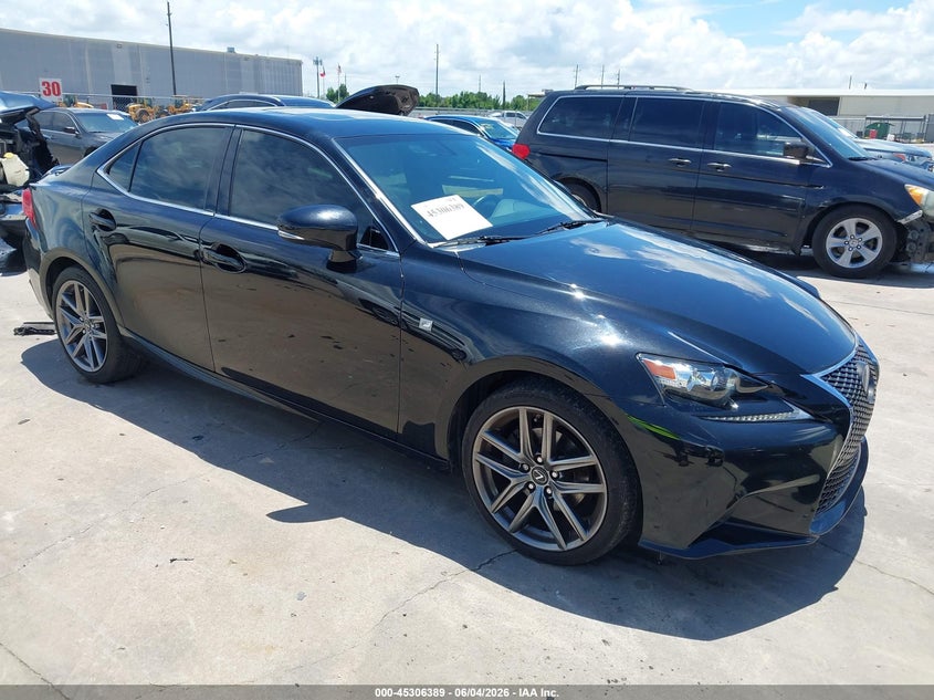 2015 Lexus Is VIN JTHBF1D21F5056824 IAAI salvage auction — HAIL, Salvage Title, sold $9,300 on 2026-07-16 (photo 1)
