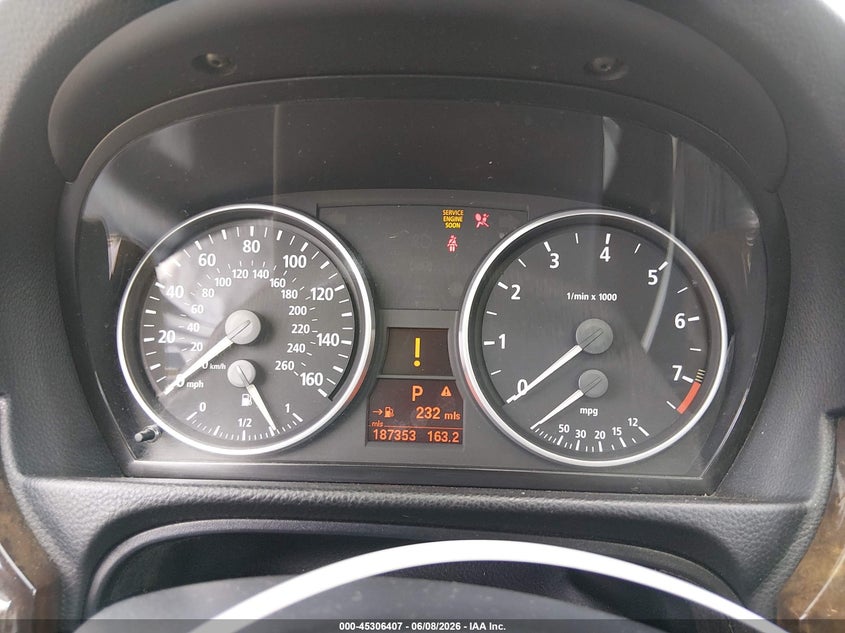 2007 BMW 3 series VIN WBAVA33587PV63503 IAAI salvage auction — FRONT END, Salvage (California), sold $475 on 2026-07-16 (photo 7)