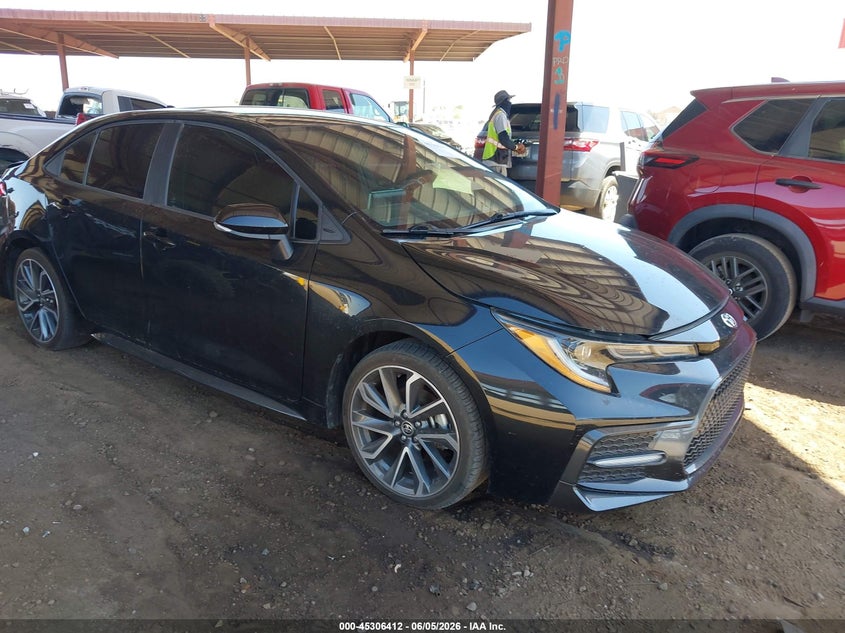 2021 Toyota Corolla VIN 5YFS4MCE4MP070527 IAAI salvage auction — REAR END, Salvage Title, sold $6,600 on 2026-07-11 (photo 1)