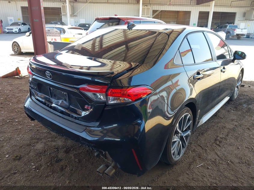 2021 Toyota Corolla VIN 5YFS4MCE4MP070527 IAAI salvage auction — REAR END, Salvage Title, sold $6,600 on 2026-07-11 (photo 4)