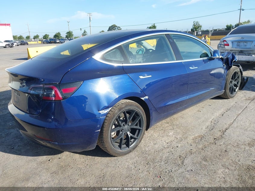 2018 Tesla Model 3 VIN 5YJ3E1EA1JF102626 IAAI salvage auction — FRONT END, Salvage Title, sold $6,100 on 2026-07-09 (photo 4)