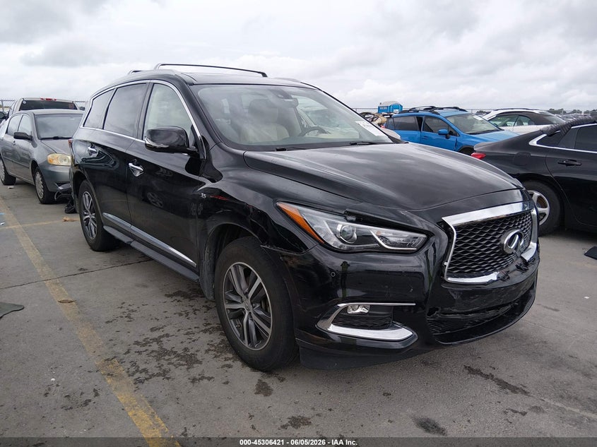 2017 Infiniti Qx60 VIN 5N1DL0MM6HC554381 IAAI salvage auction — FRONT END, Salvage Title, sold $4,200 on 2026-07-23 (photo 1)
