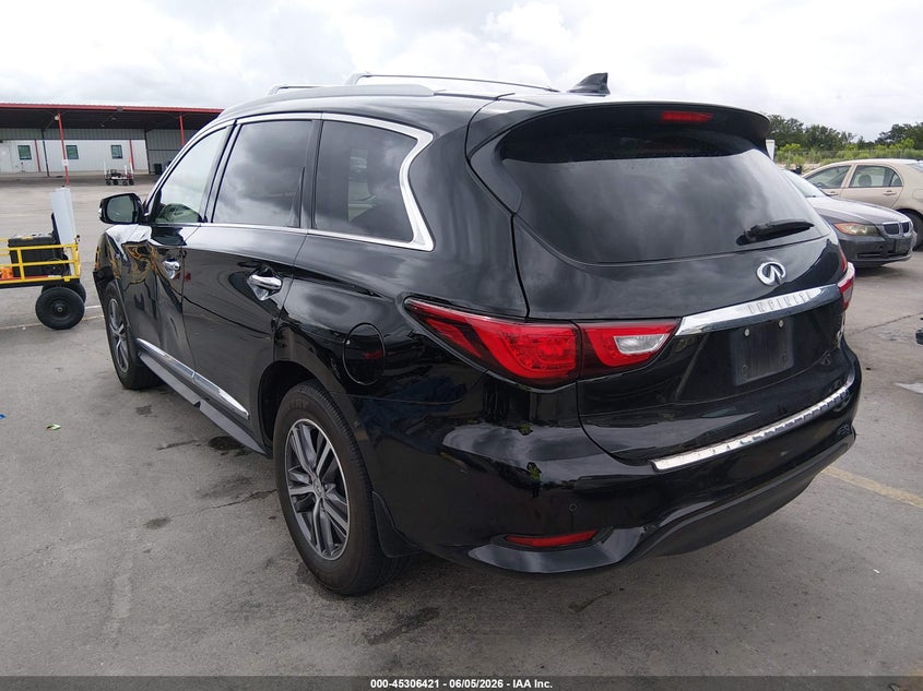 2017 Infiniti Qx60 VIN 5N1DL0MM6HC554381 IAAI salvage auction — FRONT END, Salvage Title, sold $4,200 on 2026-07-23 (photo 3)
