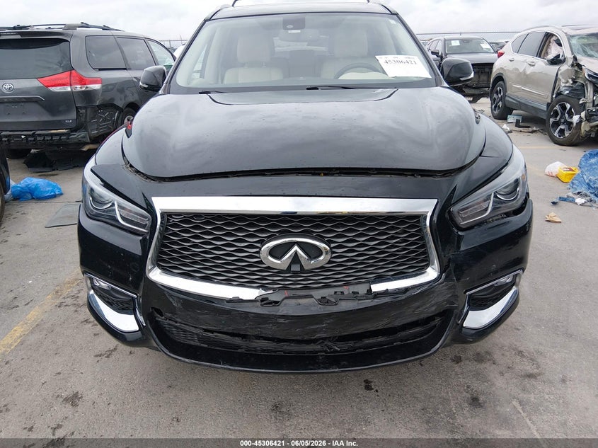 2017 Infiniti Qx60 VIN 5N1DL0MM6HC554381 IAAI salvage auction — FRONT END, Salvage Title, sold $4,200 on 2026-07-23 (photo 6)
