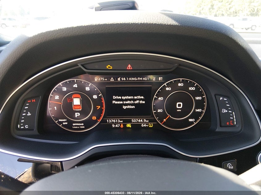 2019 Audi Q7 VIN WA1LAAF77KD009403 IAAI salvage auction — REAR END, Salvage Title, sold $25 on 2026-07-29 (photo 7)