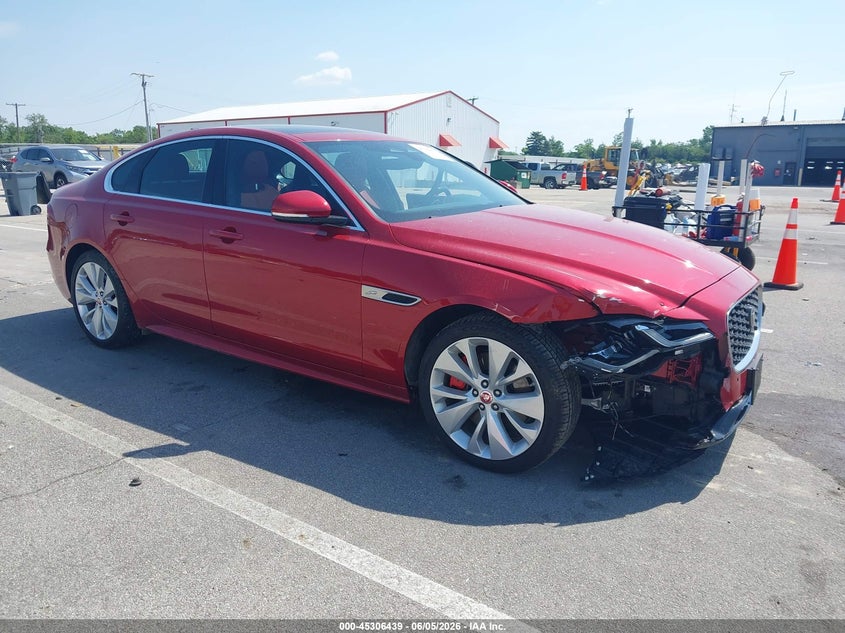 2022 Jaguar Xf VIN SAJBL4GX3NCY90611 IAAI salvage auction — FRONT END, Salvage Title, sold $7,300 on 2026-07-24 (photo 1)