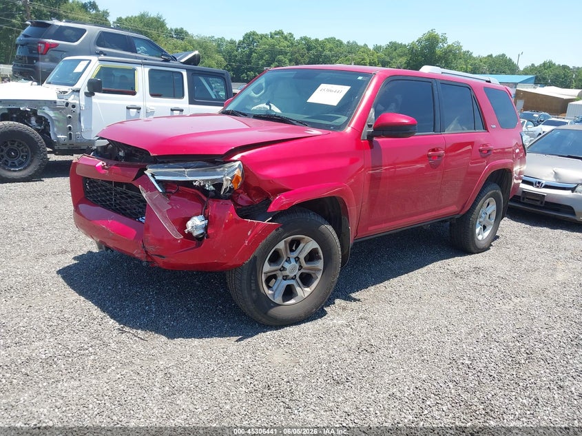 2018 Toyota 4runner VIN JTEBU5JR6J5578773 IAAI salvage auction — FRONT END, Salvage Title, sold $7,300 on 2026-07-14 (photo 2)