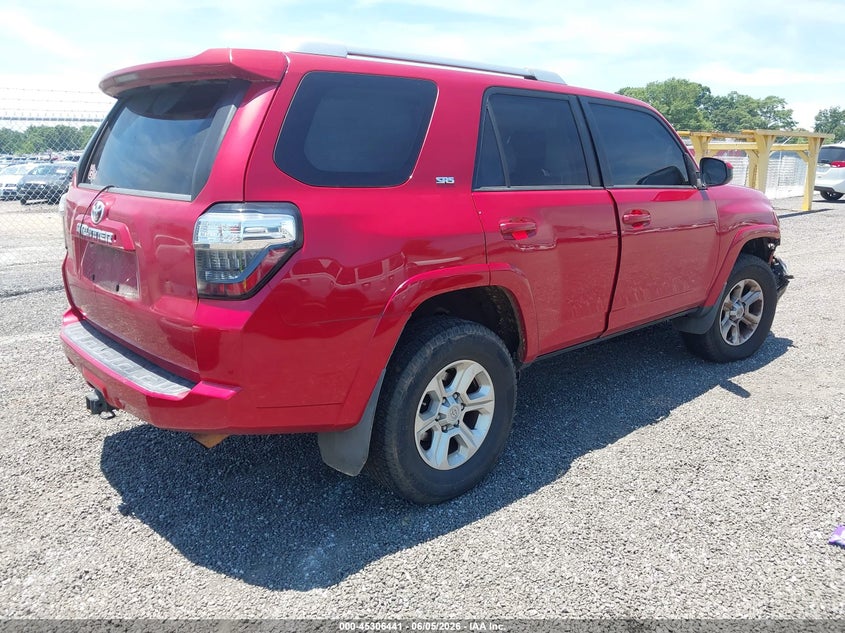 2018 Toyota 4runner VIN JTEBU5JR6J5578773 IAAI salvage auction — FRONT END, Salvage Title, sold $7,300 on 2026-07-14 (photo 4)