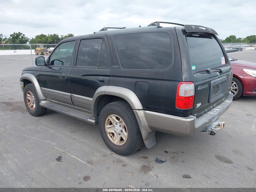 2000 Toyota 4runner VIN JT3GN87RXY0169168 IAAI salvage auction — NORMAL WEAR, Clear (Florida), sold $1,050 on 2026-07-13 (photo 3)