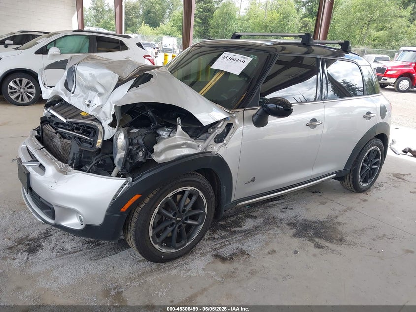 2015 Mini Countryman VIN WMWZC5C59FWP46579 IAAI salvage auction — FRONT END, Salvage Title, sold $1,400 on 2026-07-08 (photo 2)