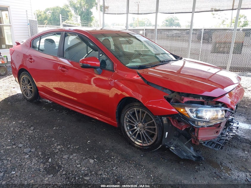 2017 Subaru Impreza VIN 4S3GKAL60H3614877 IAAI salvage auction — FRONT END, Salvage Title, sold $1,250 on 2026-07-21 (photo 1)