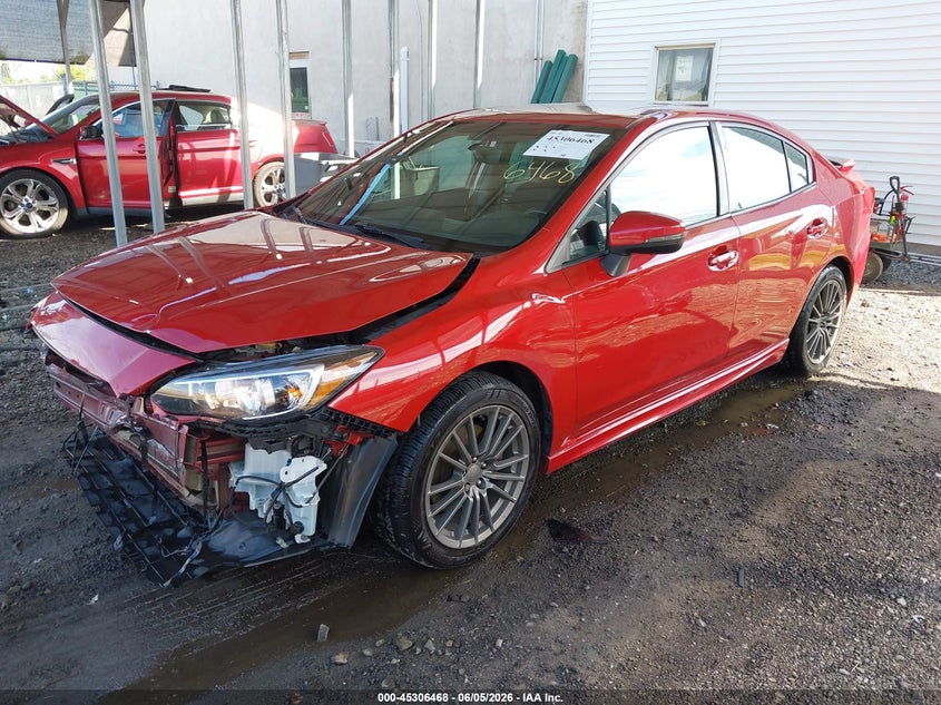 2017 Subaru Impreza VIN 4S3GKAL60H3614877 IAAI salvage auction — FRONT END, Salvage Title, sold $1,250 on 2026-07-21 (photo 2)