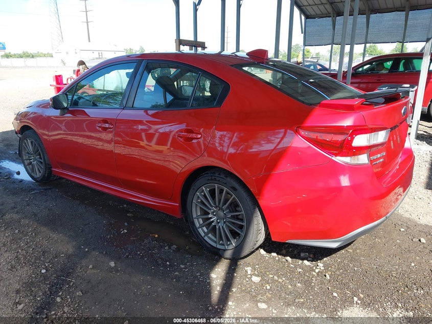 2017 Subaru Impreza VIN 4S3GKAL60H3614877 IAAI salvage auction — FRONT END, Salvage Title, sold $1,250 on 2026-07-21 (photo 3)