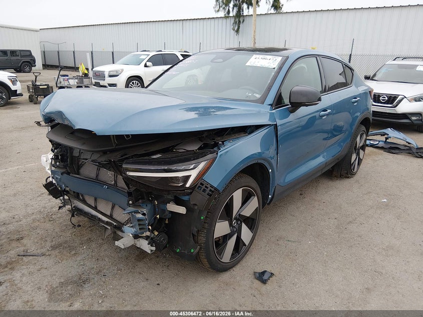 2023 Volvo C40 VIN YV4ED3GM9P2049682 IAAI salvage auction — FRONT END, Salvage Title, sold $6,500 on 2026-09-04 (photo 2)
