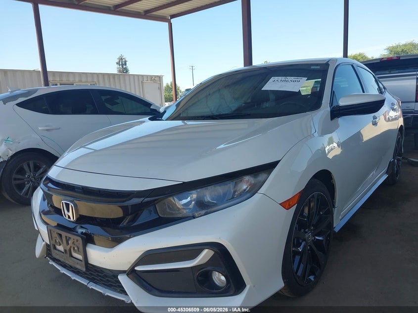 2020 Honda Civic VIN SHHFK7H44LU419154 IAAI salvage auction — RIGHT REAR, Salvage Title, sold $3,200 on 2026-07-21 (photo 2)