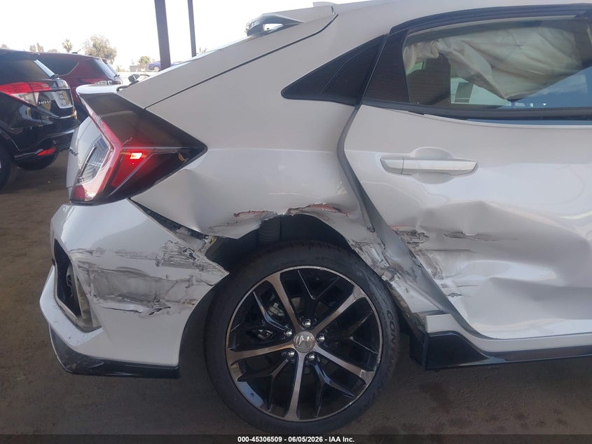 2020 Honda Civic VIN SHHFK7H44LU419154 IAAI salvage auction — RIGHT REAR, Salvage Title, sold $3,200 on 2026-07-21 (photo 6)