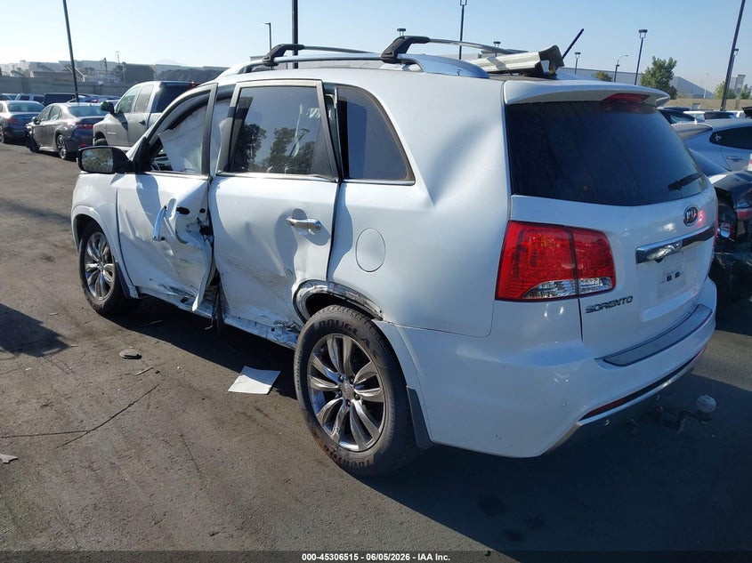2012 Kia Sorento VIN 5XYKW4A25CG255689 IAAI salvage auction — LEFT & RIGHT, Salvage Title, sold $525 on 2026-07-24 (photo 1)