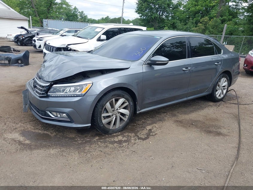 2018 Volkswagen Passat VIN 1VWBA7A31JC023775 IAAI salvage auction — FRONT END, Wait Title, sold $125 on 2026-09-02 (photo 2)