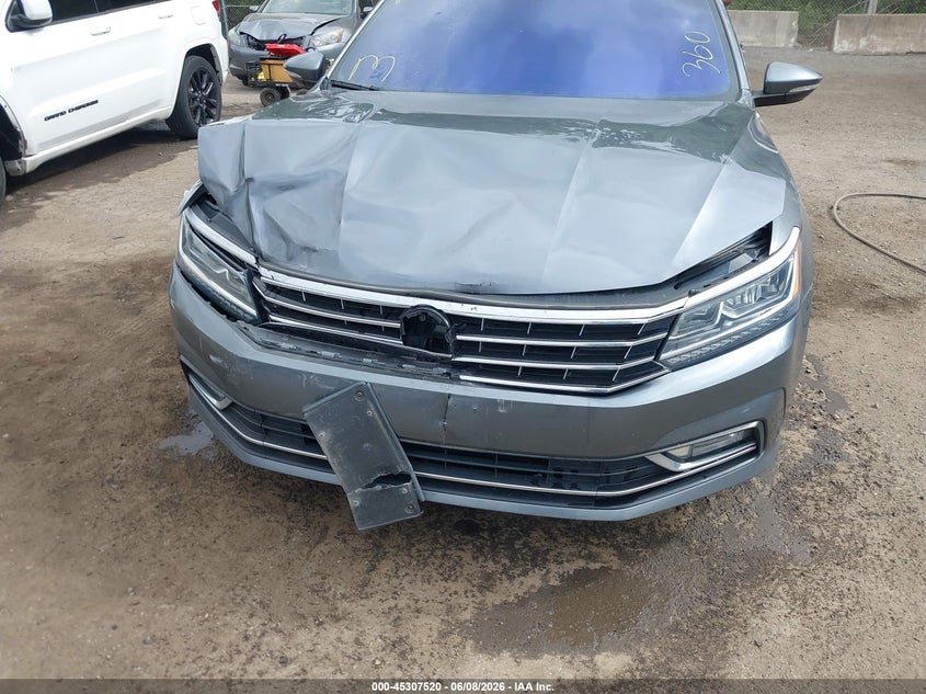 2018 Volkswagen Passat VIN 1VWBA7A31JC023775 IAAI salvage auction — FRONT END, Wait Title, sold $125 on 2026-09-02 (photo 6)