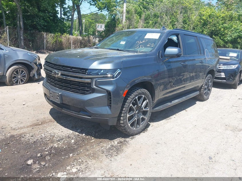 2021 Chevrolet Suburban VIN 1GNSKEKD3MR216675 IAAI salvage auction — REAR END, Salvage (Rhode Island), sold $10,200 on 2026-07-28 (photo 2)