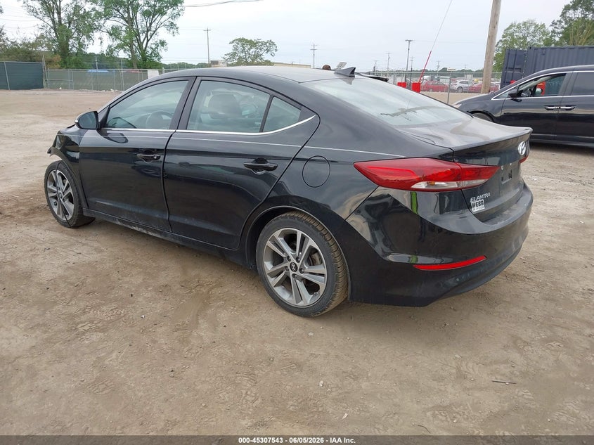 2018 Hyundai Elantra VIN KMHD84LF0JU547860 IAAI salvage auction — FRONT END, Salvage Title, sold $1,000 on 2026-07-14 (photo 3)
