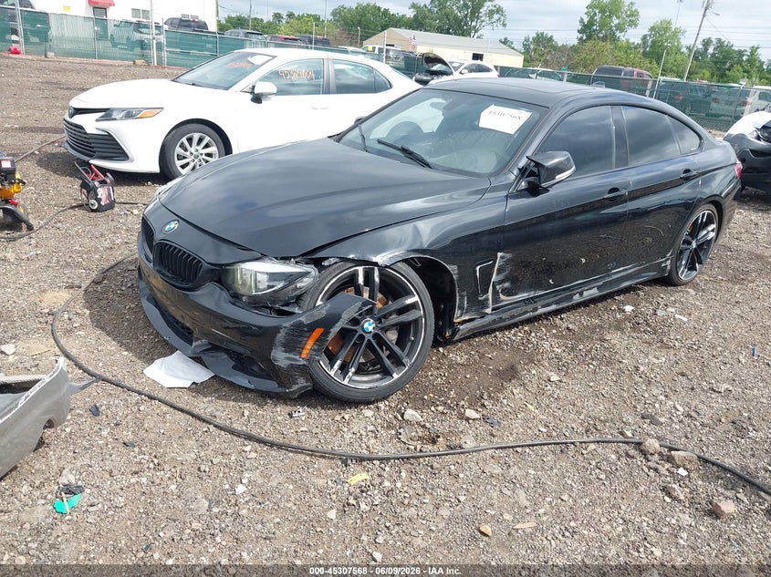 2018 BMW 4er VIN WBA4J5C52JBF07734 IAAI salvage auction — SIDE, Salvage Title, sold $9,600 on 2026-08-13 (photo 6)